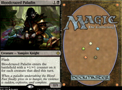 Magic the Gathering -MTG-Bloodcrazed Paladin - Image 1