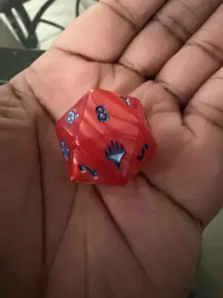 2025 Magic The Gathering Spider-Man Oversized D20 Spin Down Life Counter TCG Die - Image 1