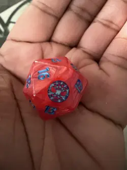 2025 Magic The Gathering Spider-Man Oversized D20 Spin Down Life Counter TCG Die - Image 2