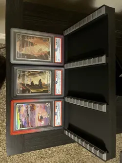 Pokemon 151 Charizard EX Charmander Charmeleon Set Of 3 PSA 8&9 Plus Display - Image 2