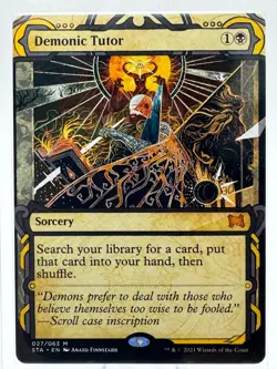 Demonic Tutor (027) Near Mint Strixhaven: Mystical Archives Regular - Image 1
