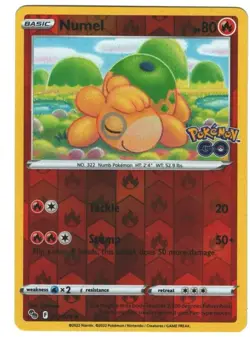 Numel 13/78 Pokemon GO Reverse Holo Common Pokemon TCG - Image 1