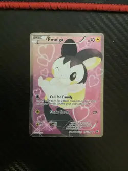 Pokemon Emolga RC23/RC25 Legendary Treasures Radiant Collection Full Art Holo MP - Image 1
