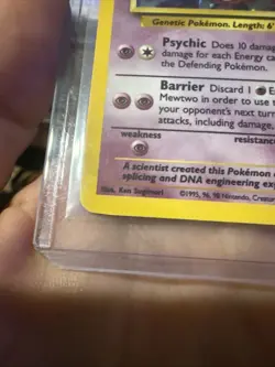 Mewtwo 10/102 Pokemon TCG 1999 Base Set Holo Unlimited Rare LP - Image 4