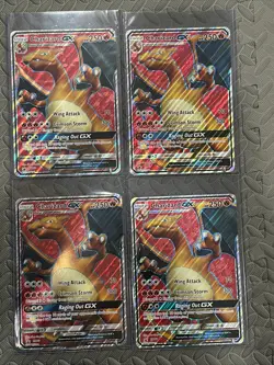 JUMBO Pokemon Charizard GX SM60 Holo Promo NM w/ Toploader - Image 2
