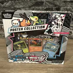 Pokemon TCG Scarlet & Violet - Black Bolt & White Flare Unova Poster Collection - Image 1