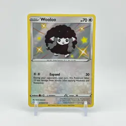Pokemon TCG Wooloo Shining Fates Sv103/Sv122 Holo Shiny Holo Rare - Image 1