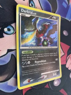2009 Pokemon TCG Diamond & Pearl Darkrai LV.61 Black Star Promo DP52 Holo MP - Image 2