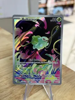 Pokemon TCG Bulbasaur 133/132 Secret Rare - Mega Evolution Set (NM/M) Pack Fresh - Image 1