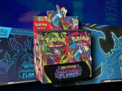 [PC PRESALE BUNDLE] Phantasmal Flames Pokemon Center ETB, Booster Box, AND UPC - Image 1