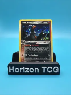 Pokemon- Dark Houndoom RARE TEAM ROCKET RETURNS STAMP (Holo) 37/109 / NM - Image 1