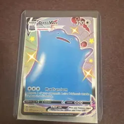 Pokemon TCG Ditto VMAX Full Art Ultra Rare SV119/SV122 Shining Fates - Image 1