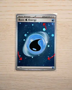Pokemon TCG 151 HD SVE 003 Water Energy - 2.5 SWIRLS - NEAR MINT - Image 2
