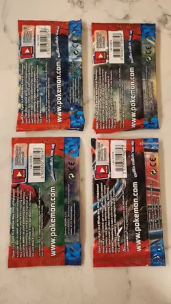 2014 Pokemon XY Base Factory Sealed Booster Packs X4 All Arts - Image 2