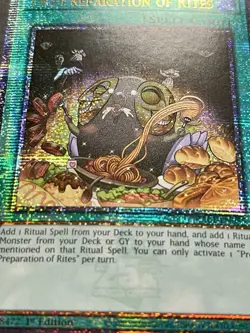 3x Pre-Preparation Of Rites | RA01-EN055 | Quarter Century Secret Rare | YuGiOh! - Image 2