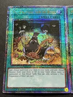3x Pre-Preparation Of Rites | RA01-EN055 | Quarter Century Secret Rare | YuGiOh! - Image 3