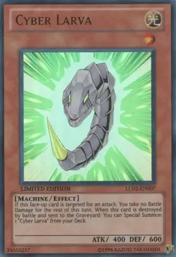 Cyber Larva - LC02-EN007 - Ultra Rare - Limited Edition - Lightly Played - Image 1