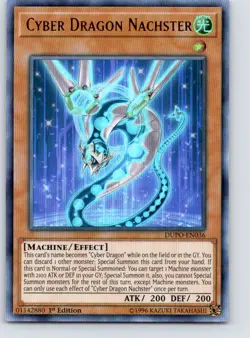 Cyber Dragon Nachster Ultra Rare Duel Power 1st Edition DUPO-EN036 LP - Image 1