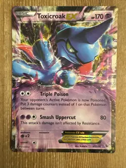 Toxicroak Ex - 41/106 - Pokemon Flashfire XY Ultra Rare Card LP - Image 1