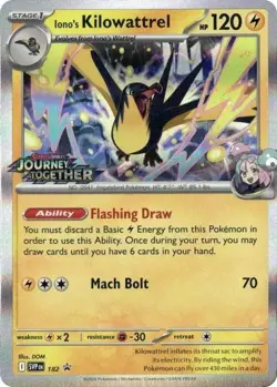 Iono's Kilowattrel - 182 (Prerelease) 182 Sv: Scarlet & Violet Promo Cards Holo - Image 1