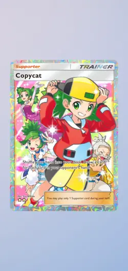 Pokemon TCG Pocket Copycat [ENG] supporter full art card (TRADE) - Image 1