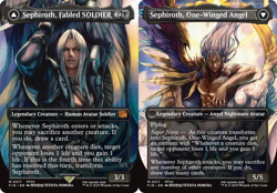 1x Sephiroth, Fabled SOLDIER (0317) - Foil - Borderless Light Play MTG Magic - K - Image 1