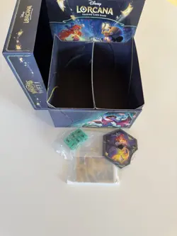 Disney Lorcana Whispers Trove: Lore Counter, Dice, Card Dividers. NO Packs - Image 1