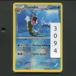 Pokemon TCG Gyarados 31/113 BW Legendary Treasures Reverse Holo Card EN-MP 2013 - Image 3