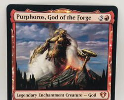MTG Purphoros God of the Forge 0246 NM+ Commander Masters CMM Mythic Magic Card - Image 2