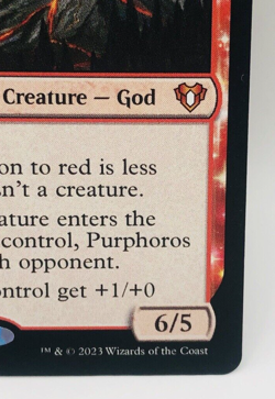 MTG Purphoros God of the Forge 0246 NM+ Commander Masters CMM Mythic Magic Card - Image 4