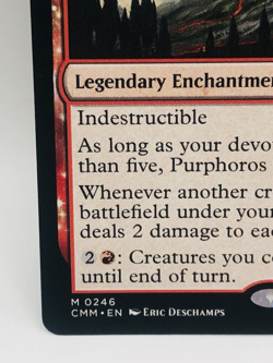 MTG Purphoros God of the Forge 0246 NM+ Commander Masters CMM Mythic Magic Card - Image 5