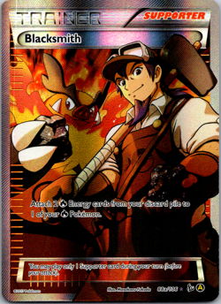 Blacksmith Pokemon TCG English Card Flashfire 88a/106 Alternate Full Art NM - Image 1