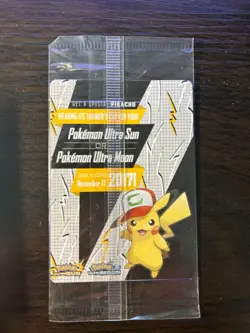 SEALED Ash’s Pikachu TCG SM108 2017 Promo Card Pokemon "I Choose You"! - Image 2