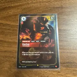 Alt Art FOIL Riftbound Darius Card Trifarian 027a/298 English League of Legends - Image 1