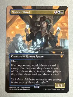 MTG / Notion Thief / SPG / #36 / Regular (Borderless) / Mythic / NM - Image 1