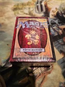Magic the Gathering Fifth Edition Sealed Japanese Deck - Image 1