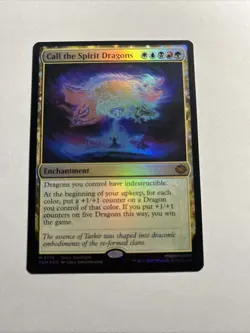 Call the Spirit Dragons - Tarkir: Dragonstorm Foil MTG Plus Bonus Rare!!! - Image 1