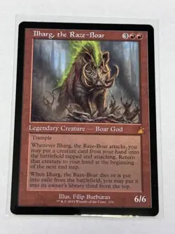 Ilharg, the Raze-Boar Retro Frame Ravnica Remastered #334 MTG - Image 1