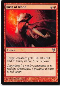 Rush of Blood *PLAYSET* Magic MtG x4 Avacyn Restored SP - Image 1