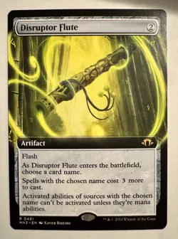 MTG Disruptor Flute Extended Art Modern Horizons 3 (MH3) Rare #0461 NM/M - Image 1