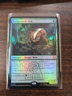 Badgermole Cub FOIL MTG Avatar: TLA Nm/M *ON HAND* - Image 1