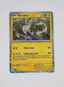 Miraidon 003/015 M24en McDonald’s Pokemon Happy Meals Promo Pokemon TCG Card - Image 1