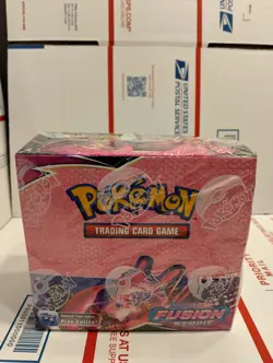Pokemon Fusion Strike Booster Box - Factory Sealed In Acrylic Case - Image 1