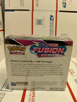 Pokemon Fusion Strike Booster Box - Factory Sealed In Acrylic Case - Image 2