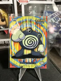 Poliwhirl #61 - Sticker 3 of 10 - Pokemon Topps Series 2 TV Animation - 2000 - Image 1