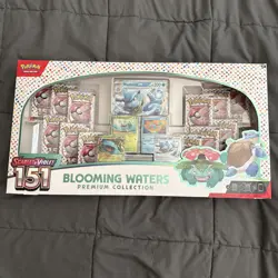 Pokemon TCG: S&V 151 Blooming Waters Premium Collection Factory Sealed Box - Image 1