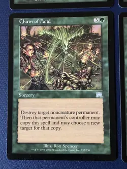 Chain Of Acid X4 Onslaught Ex+ Condition See Pics Front Back - Image 3