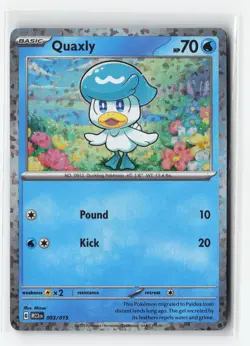 QUAXLY 003/015 HOLO 2023 MCDONALD'S POKEMON TCG LP - Image 1