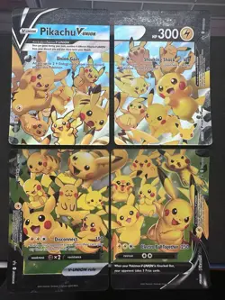 2021 Pokemon SWSH Black Star Promo Celebrations Pikachu V-Union (SET 4) - Image 1