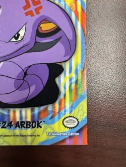 2000 Topps TV Animation Series 2 Arbok #24 4 Of 10 Sticker Puzzle Flying Pikachu - Image 5